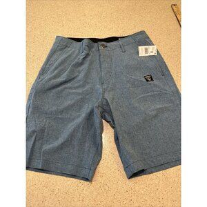 Volcom Surf & Turf Kerosene Hybrid Shorts Men's Size 31 Flat Front Chino